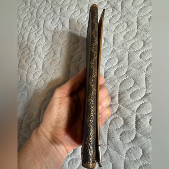 Celine Large Macadam Brown/Tan Envelope Leather Continental Wallet - Picture 6 of 16